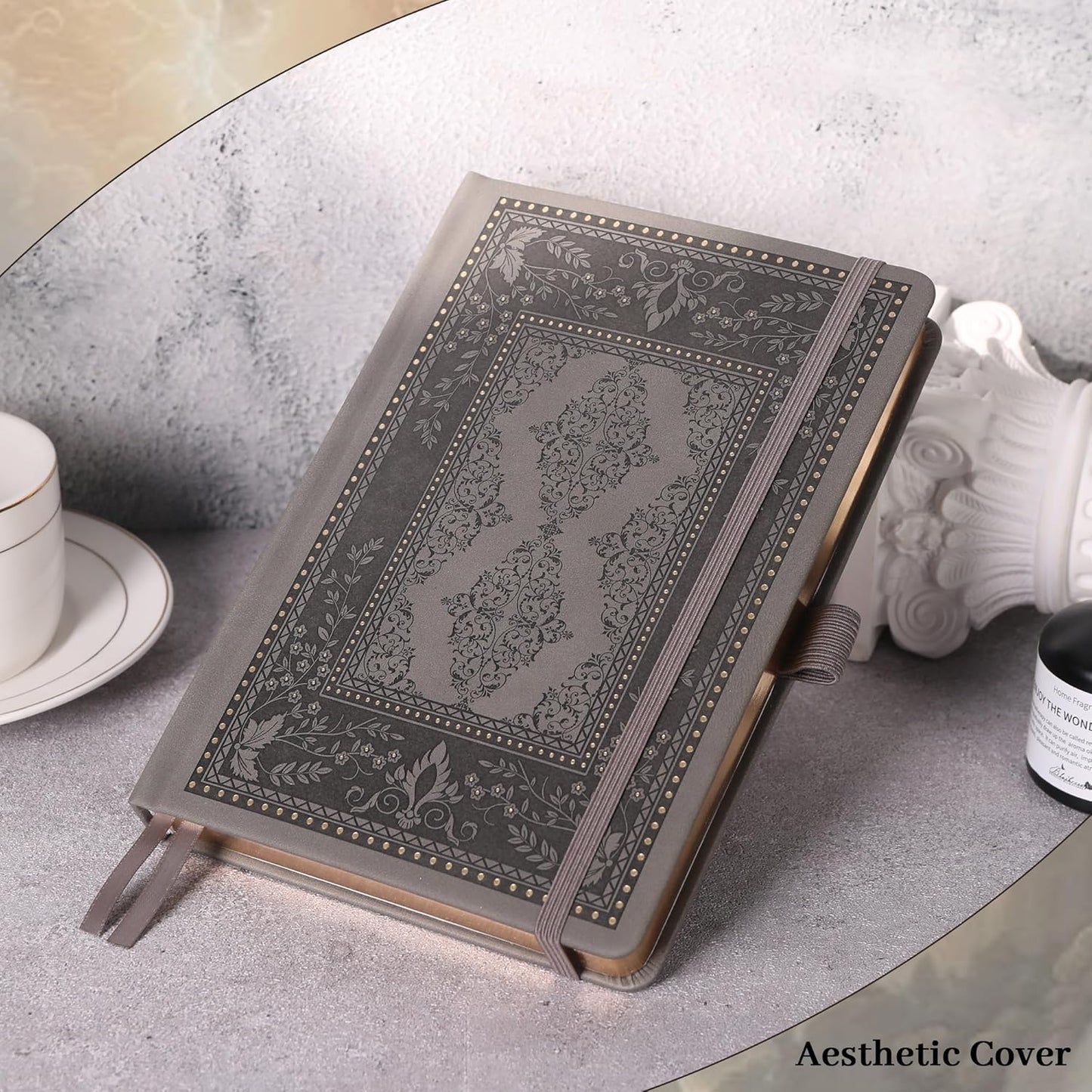 TIEFOSSI Bullet Dot Journals for Women Men, Dot Journals for Writing Women, 160gsm Thick Paper, 190 Numbered Pages, for Planner Organization