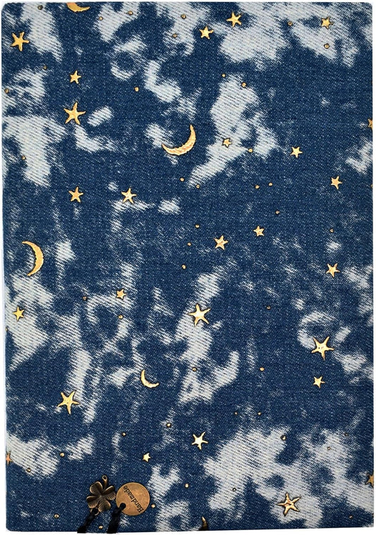 BLBMH Book Covers for Paperbacks Adjustable Fabric Book Sleeve Cover Protector Fit for 5.5x8.5 inch Hardcover Softcover Book Novels Notebook - Denim 8.5in