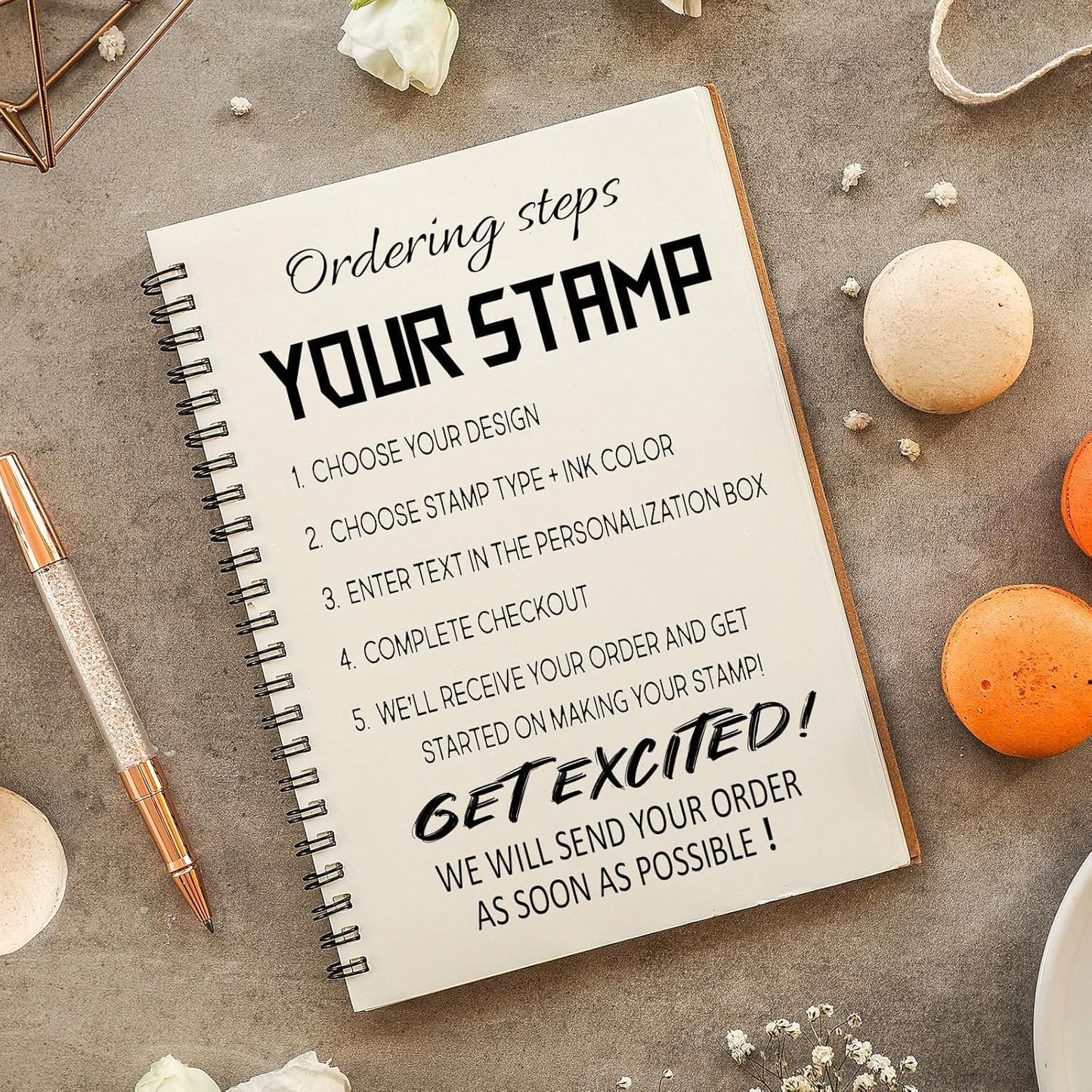 Custom Self Inking Stamp | Book Stamp Personalized Library Gifts for Book Lovers, Readers, Teachers (Dog 02)