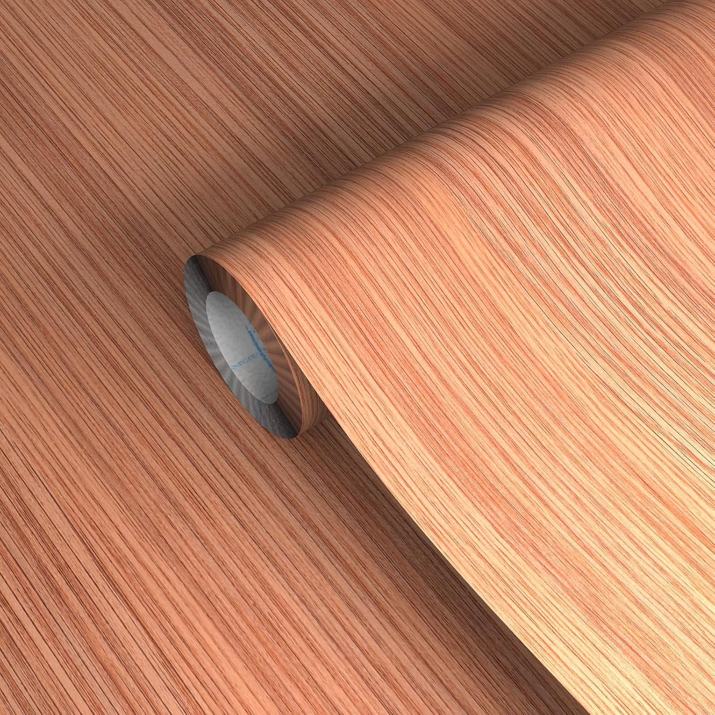 GSCIT Club Red Oak Wallpaper, 24 inch X 25ft Self Adhesive Wood Grain Repair Tape Patch for Tables, Chairs, Baseboards, Doors, Windows, Floors, Handicraft DIY.