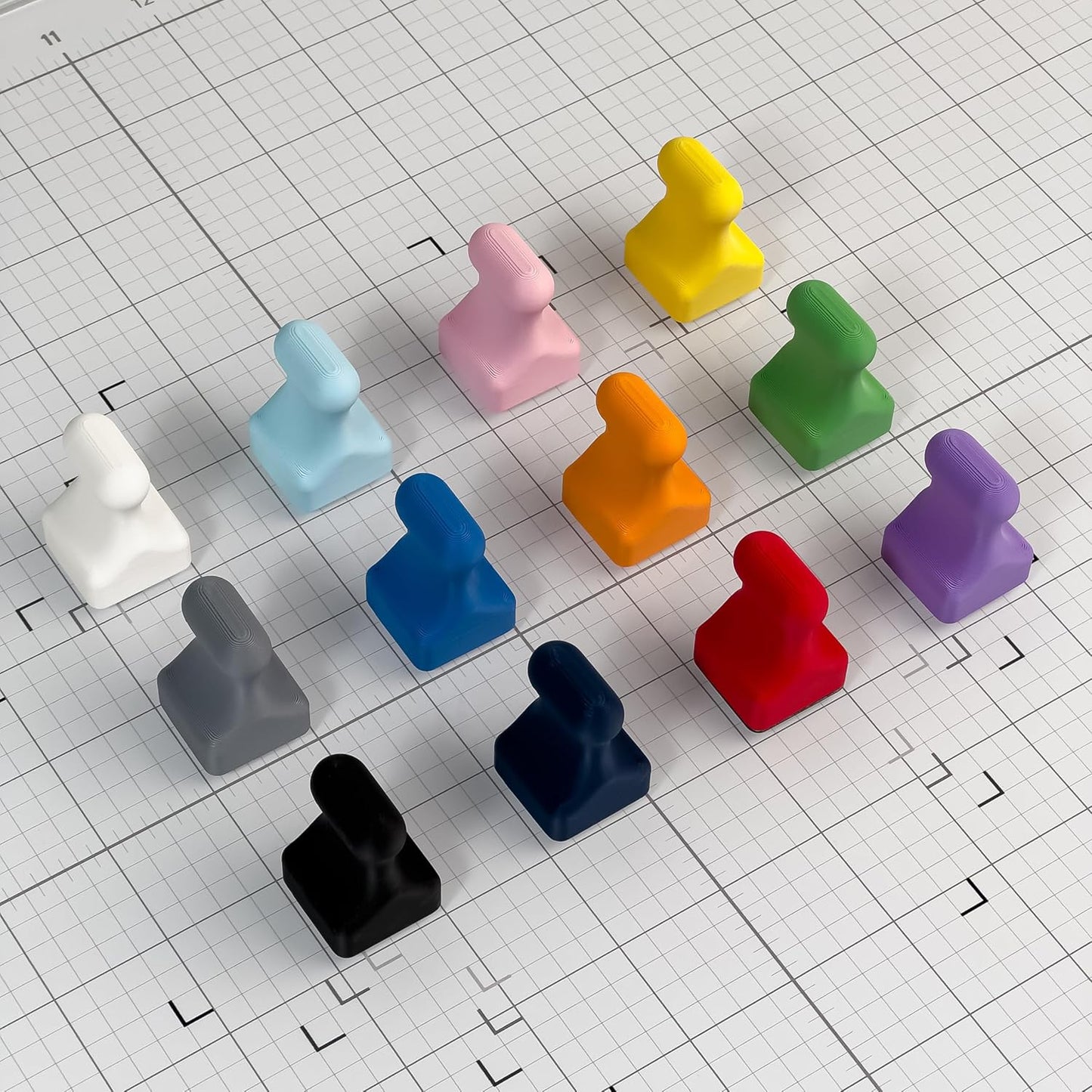 Glassboard Studio MiniPawn Magnet - Strong Neodymium Rare Earth Magnets for Fridge, Whiteboard, Locker & Magnetic Glassboards - Crafting & Office Use - Strong Fridge Magnets (Sunshine Yellow, 2)