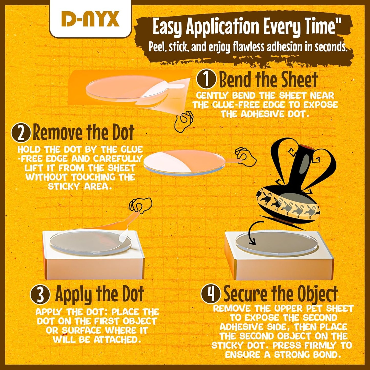 Double Sided Tape Sticky Dot Stickers 280, 350, 450, 550 or 700 Pack Removable Putty No Trace Clear Sticky Tack Waterproof Small Stickers for Festival Decoration Picture (550 Sticky Dots)