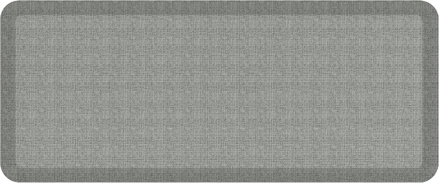 NewLife by GelPro Ergo-Foam Cushioned Anti-Fatigue Standing Kitchen Floor Mat, Padded Stain-Resistant, Waterproof, Non-Slip Comfort Padded Desk/Office Mat - 20" x 48", Tweed Grey Goose