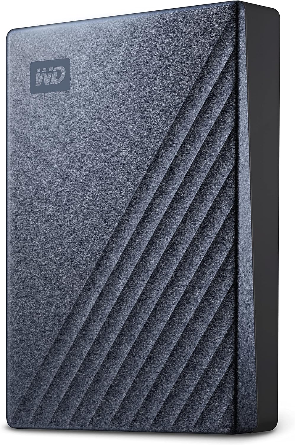 WD 4TB My Passport Ultra, Blue, Portable External Hard Drive, backup software with defense against ransomware, and password protection, USB-C and USB 3.1 - WDBFTM0040BBL-WESN