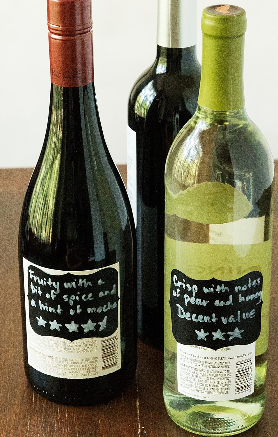 Cestari Large Chalkboard Labels – 54-Pack Black Reusable Jar Labels for Containers, Fancy Rectangle Chalk Stickers for Organizing Kitchen, Pantry, Storage Bins, Jars & More